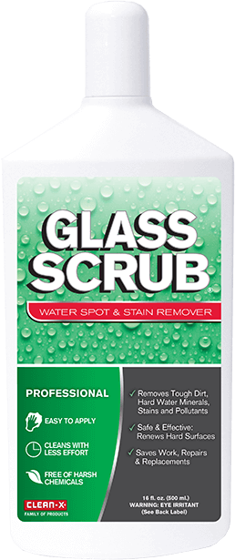 Glass Scrub Water Spot & Stain Remover