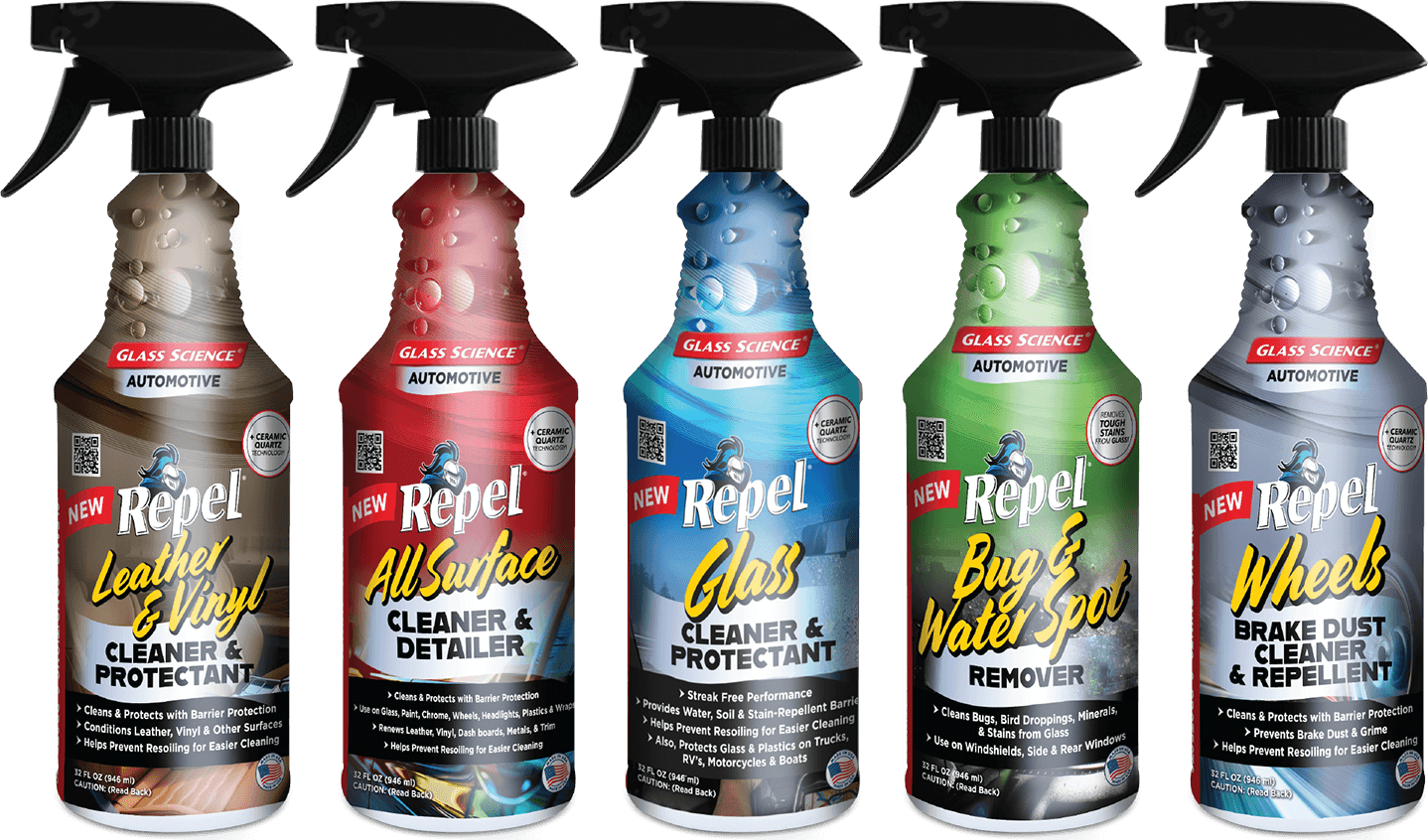 Repel Automotive Bottles