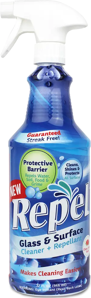 Repel Glass & Surface Cleaner + Repellant Bottle