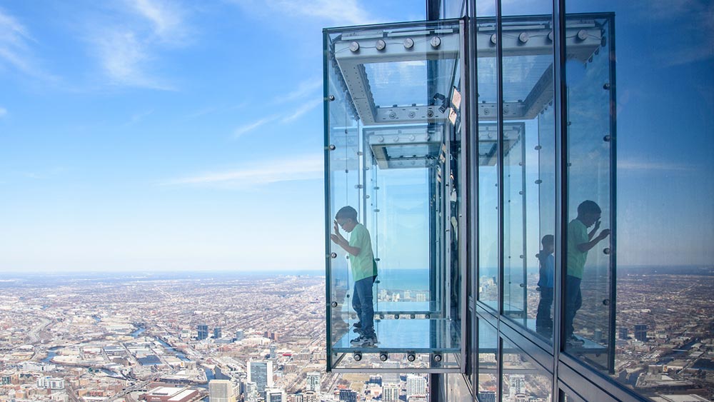 Skydeck Chicago in Willis Tower
