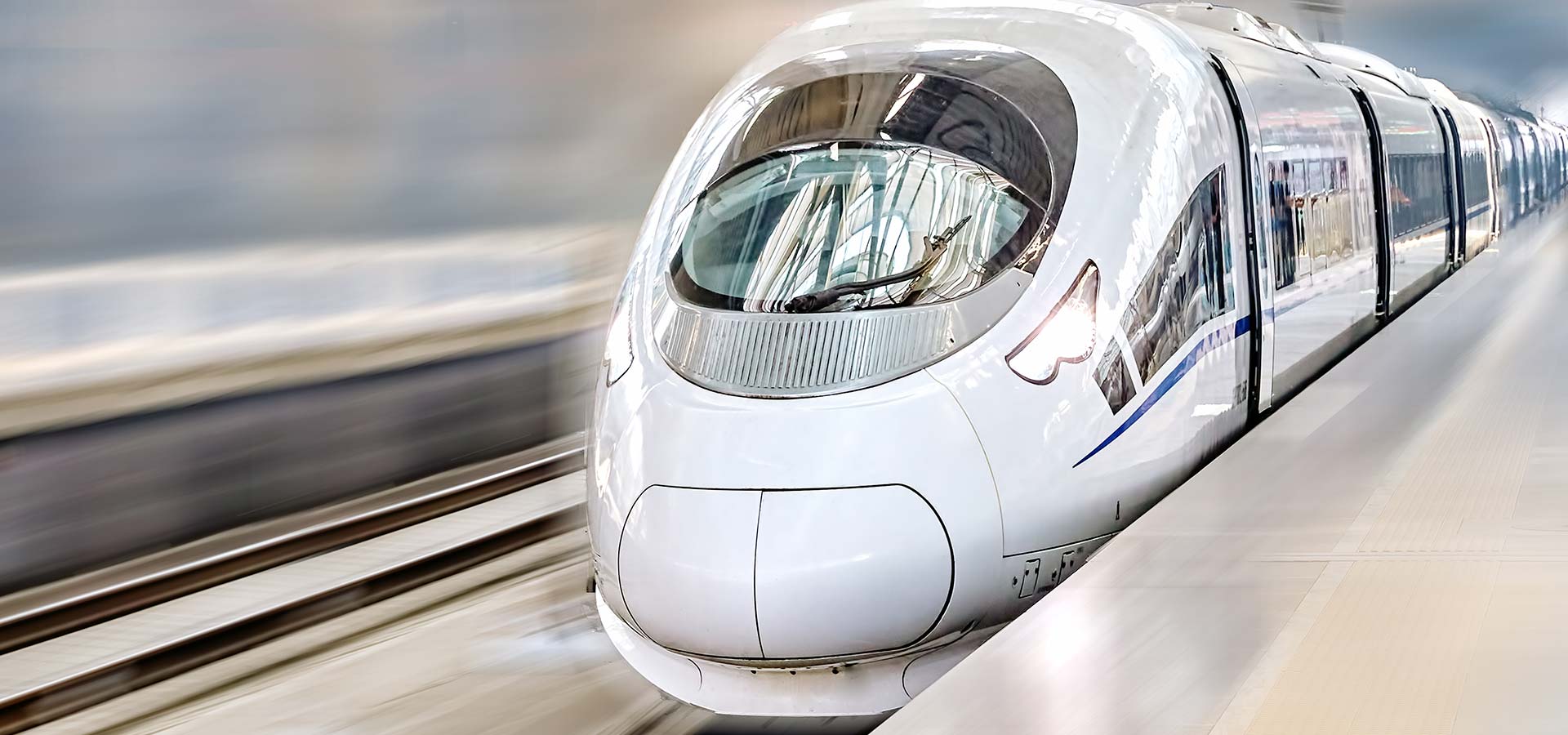 Glass Science Transportation Slide with Train
